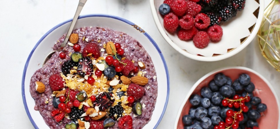Čia puding sa bobičastim voćem