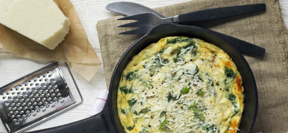 Omlet sa spanaćem i sirom