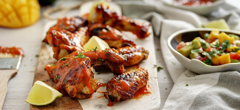 Mango BBQ pileća krilca