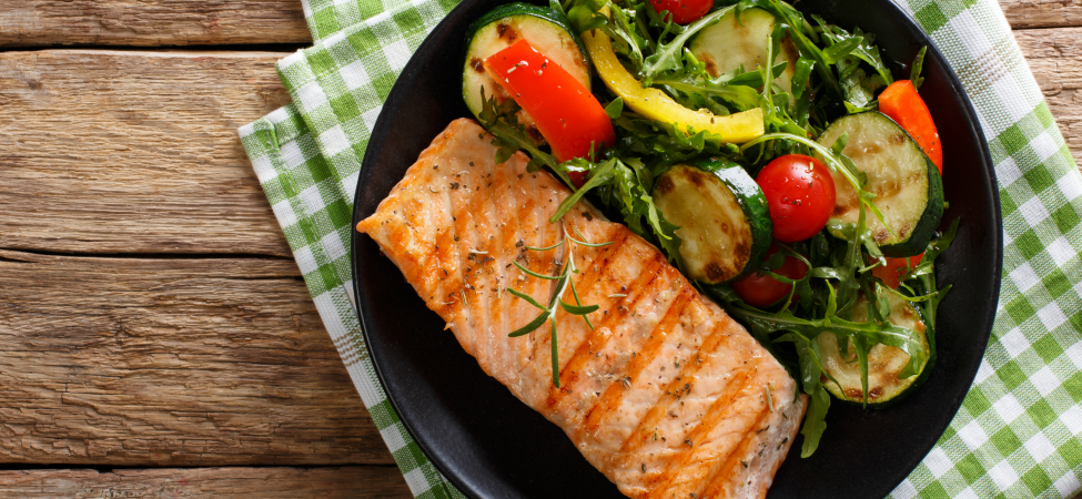 Losos u marinadi od senfa i meda