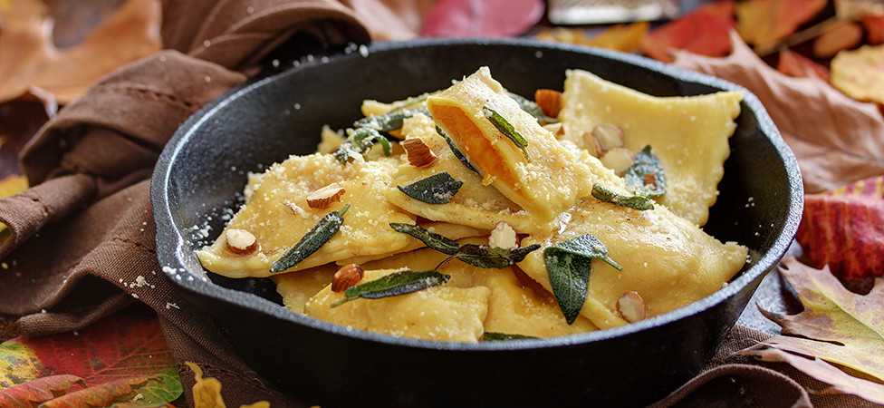 Ravioli sa bundevom u sosu od putera i žalfije