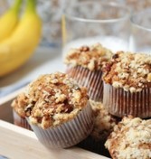 Hrskavi mafini sa bananama 