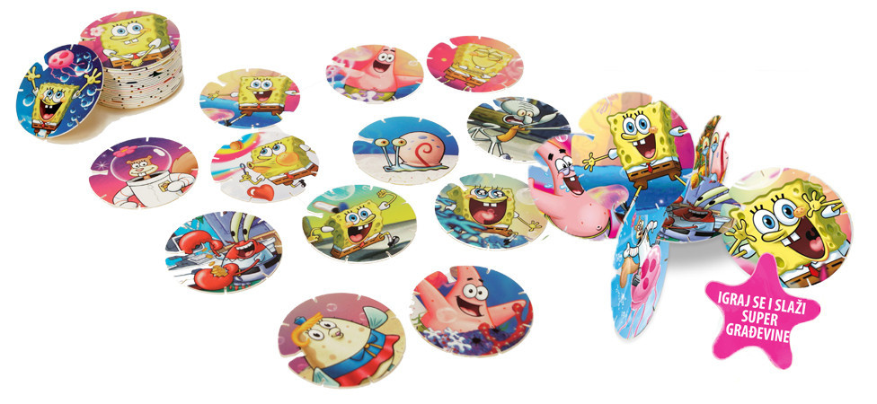 Sunđer Bob diskovi: za igru, zabavu i izradu raznih skulptura