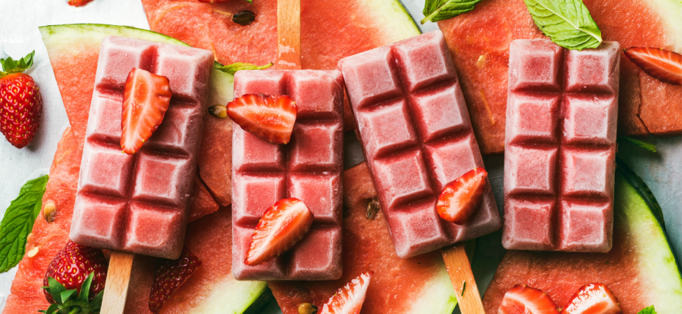 Sladoled od lubenice i jagode