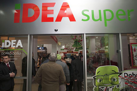 Prva IDEA super prodavnica u Pančevu m