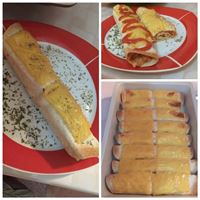 Punjene rolnice u sosu sa češkim hlebom-knedliky