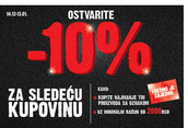 10% popusta za sledeću kupovinu