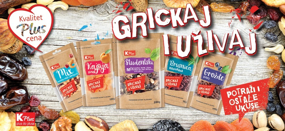 Ako volite grickalice, odaberite one zdrave