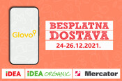 BESPLATNA DOSTAVA preko aplikacije Glovo