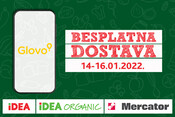 BESPLATNA DOSTAVA preko aplikacije Glovo