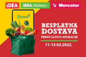 BESPLATNA DOSTAVA preko aplikacije Glovo