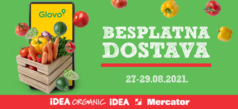 BESPLATNA DOSTAVA preko aplikacije Glovo