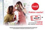 Coca Cola vaučer za kupovinu u IDEI