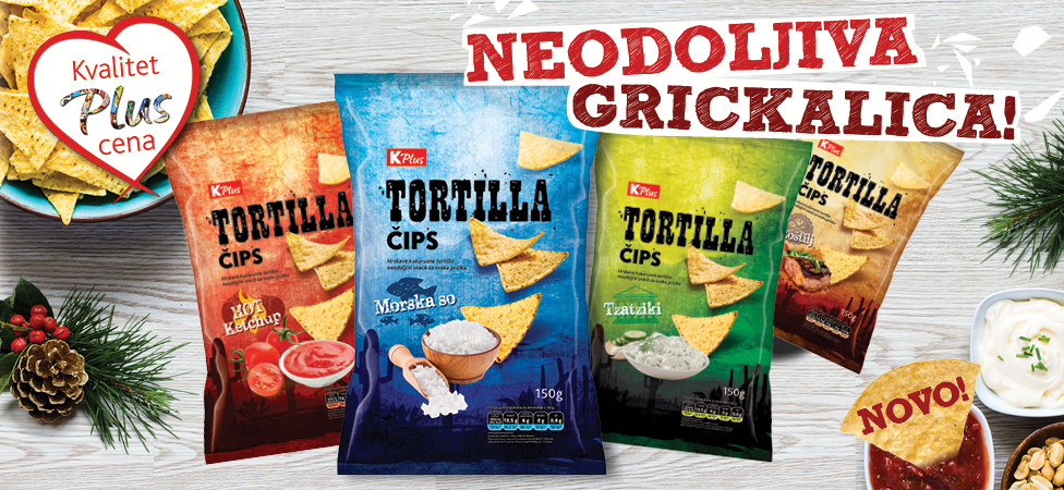  Hrskave K Plus tortilje u četiri nova ukusa