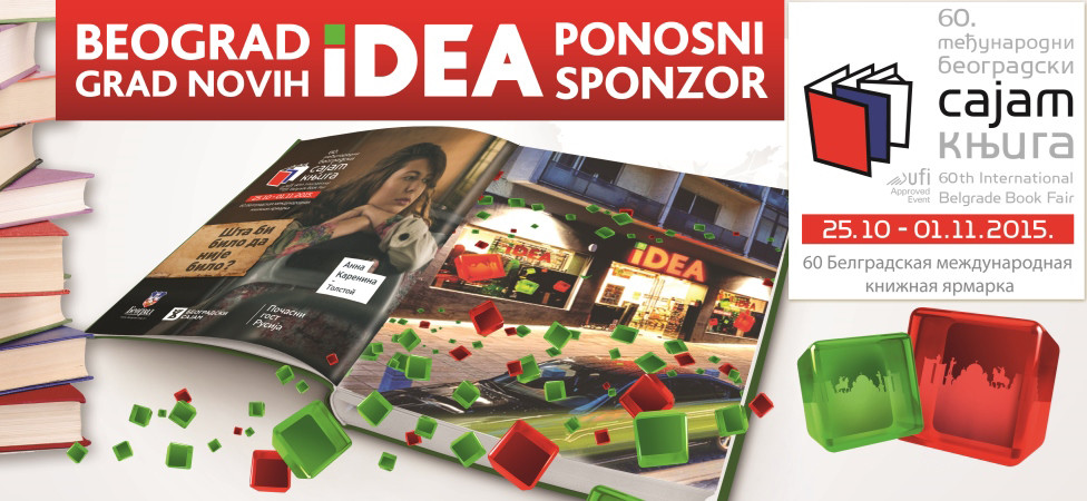 IDEA ponosni sponzor Beogradskog sajma knjiga