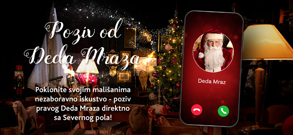 IDEA, Roda i Mercator su pripremili najlepše iznenađenje za mališane: Poziv od pravog Deda Mraza