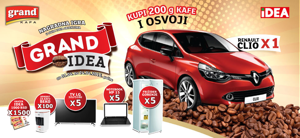 Izvučeni dobitnici IDEA i Grand nagradne igre