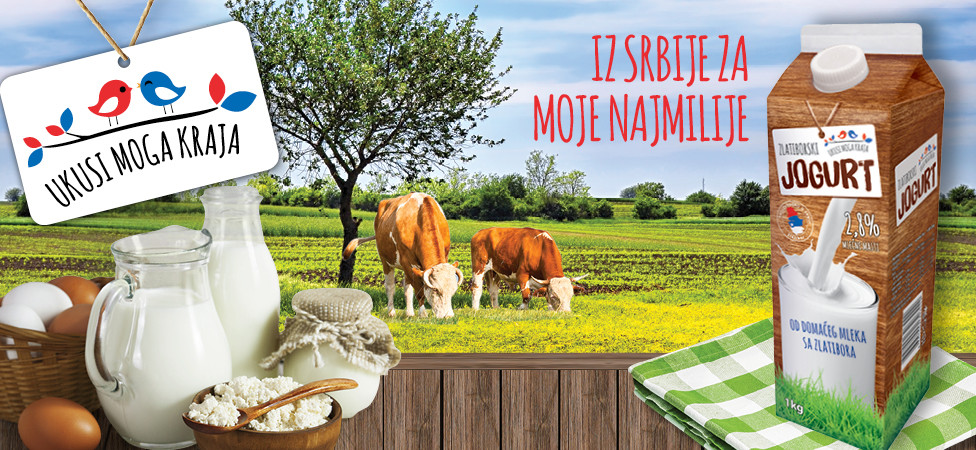Jogurt brenda Ukusi moga kraja pravo sa zlatiborskih pašnjaka do vaše trpeze  