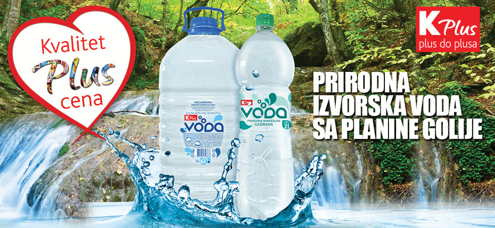 K Plus voda - piće koja vraća u život