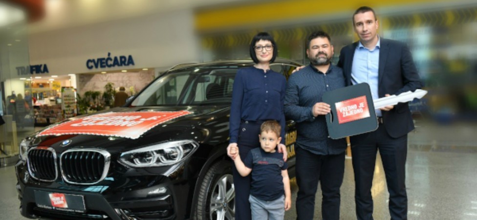 Kada snovi postanu stvarnost: Izvučen dobitnik BMW X3 u nagradnoj igri