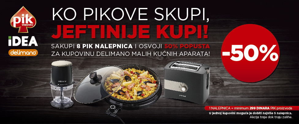 Kupujte PIK proizvode, sakupljajte nalepnice i uštedite