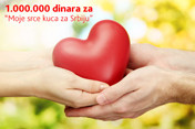 Milion dinara za "Moje srce kuca za Srbiju"