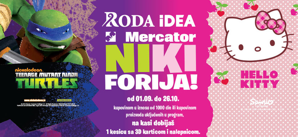 Najveća NIKIforija zabava u Ušću i Mercator centru