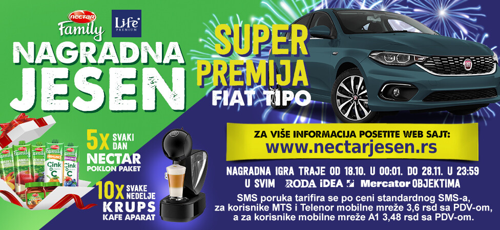 Nectar nagradna igra