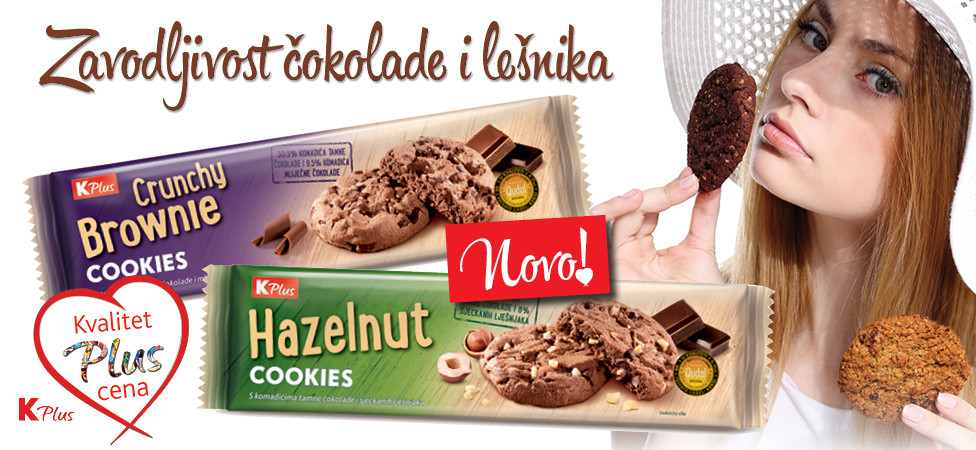  Neodoljivi cookies od sada u dva nova ukusa: lešnik i kranč brauni