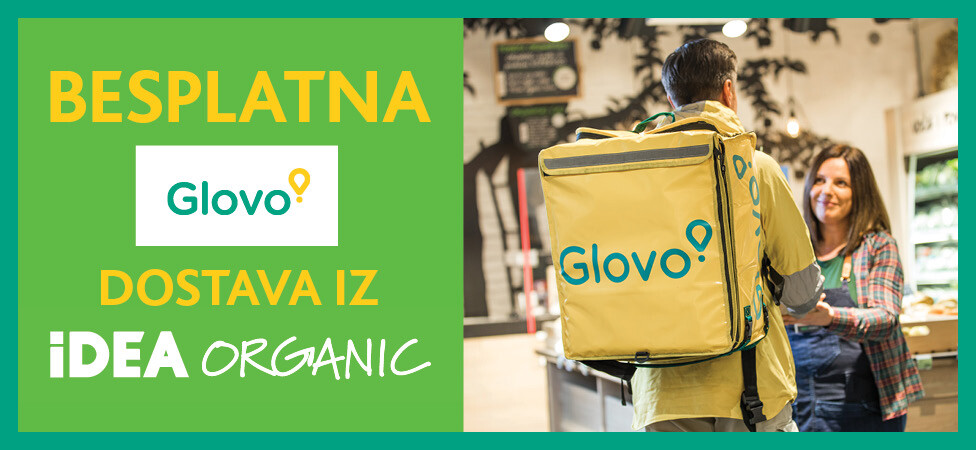 Nova usluga - besplatna dostava na kućnu adresu iz IDEA Organic prodavnica