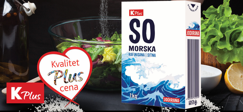 Novi K plus proizvod - K plus morska so