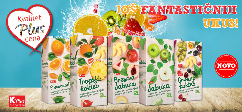 Novi K Plus voćni ukusi na našim policama