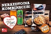 Odaberite slani K Plus kikiriki i zabava može da počne