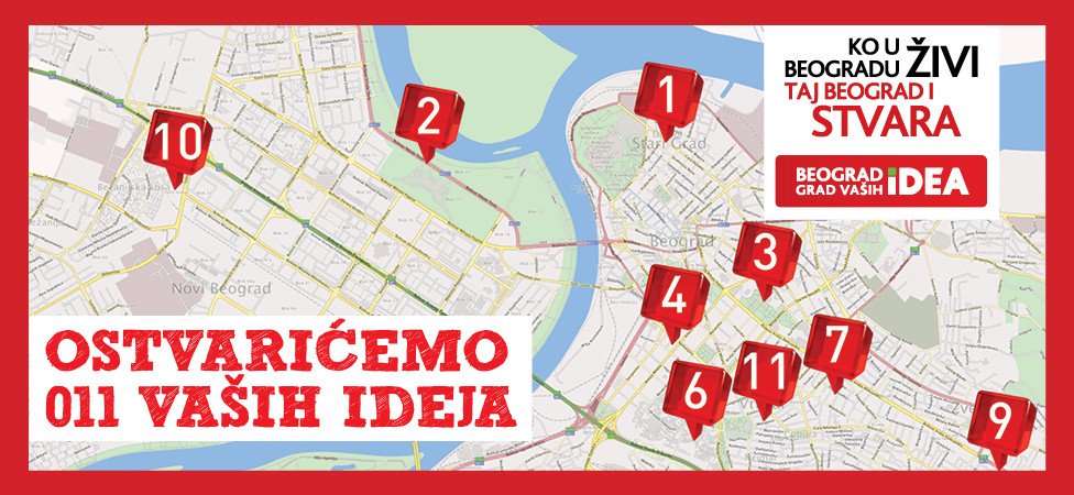 Odabrane ideje koje će Beograd učiniti lepšim