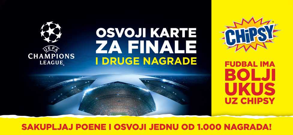 Osvoji karte za finale UEFA Champions League!