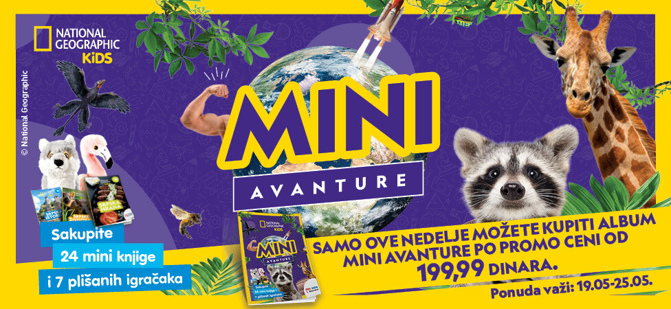 Ove nedelje igračkice I album Mini Avantura po sniženoj ceni