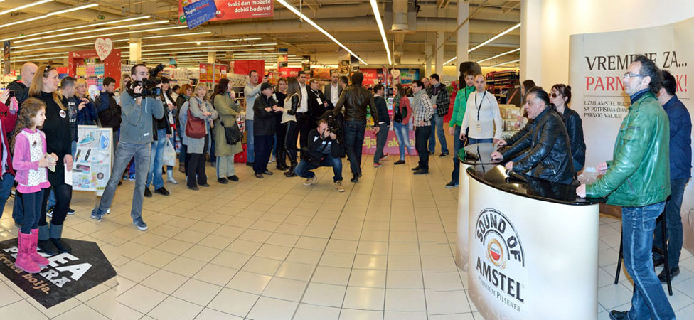 Parni valjak u IDEA Extra prodavnici