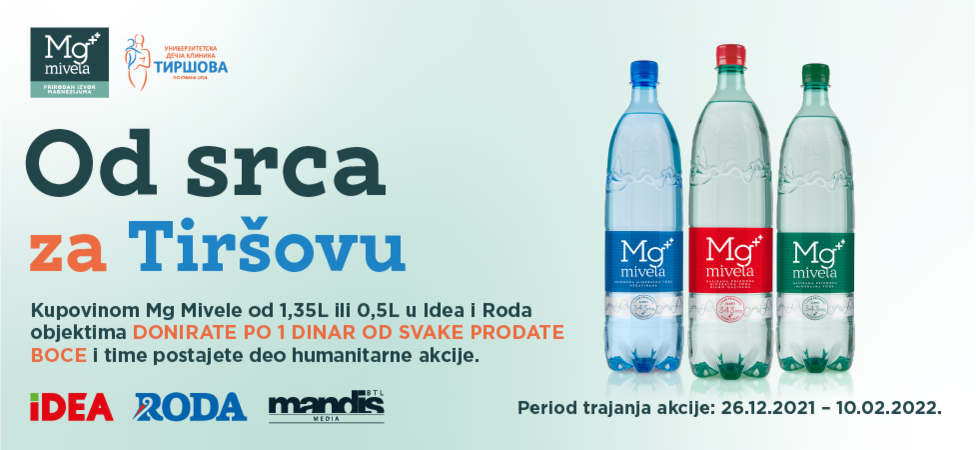 Počinje akcija Mg Mivele „Od srca za Tiršovu” - Priključi se i ti!
