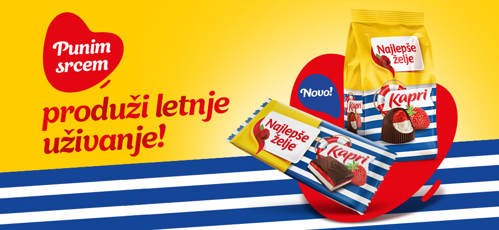 Počinje Najlepše želje Kapri nagradni konkurs „Produži leto“!