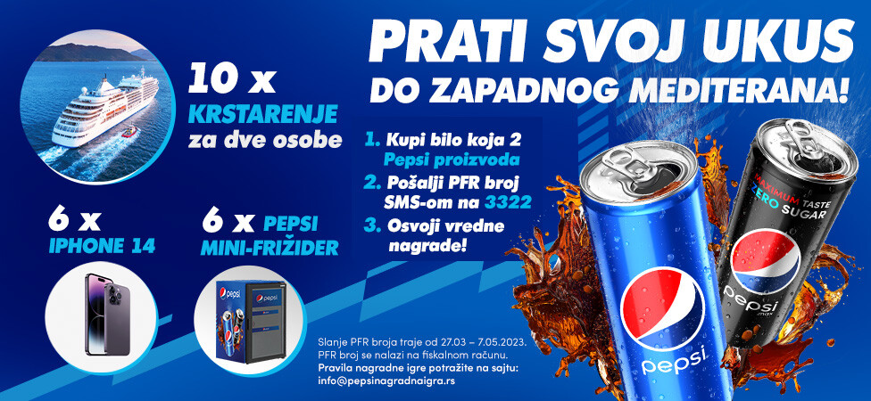 Prati svoj ukus do zapadnog Mediterana!