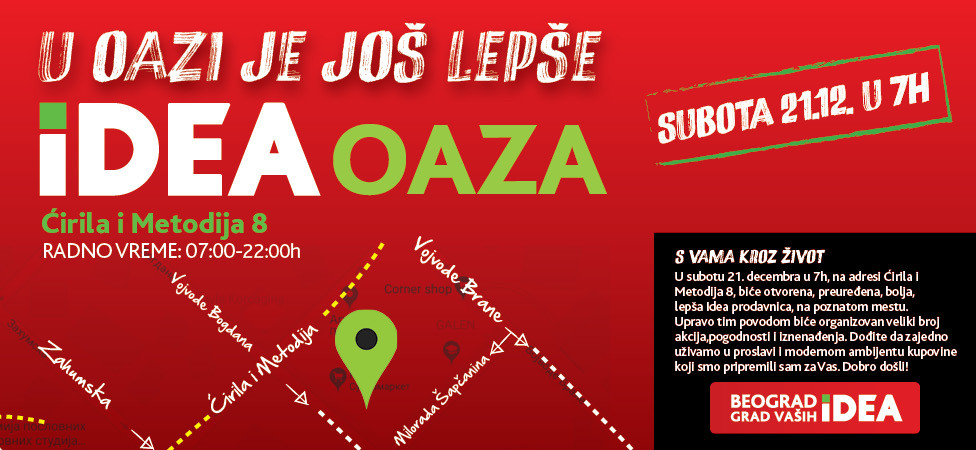 Preuređena, bolja i lepša IDEA Oaza