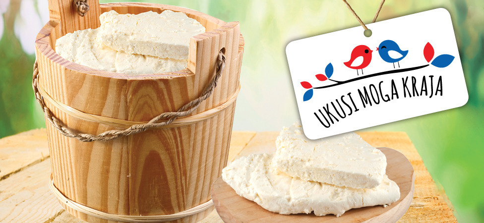 Probajte novi proizvod brenda Ukusi moga kraja - sjenički sir