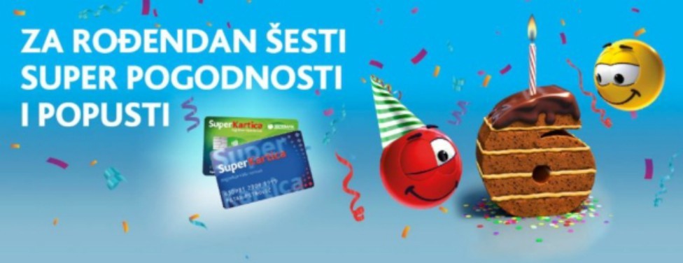 Proslavili smo šesti rođendan Super kartice