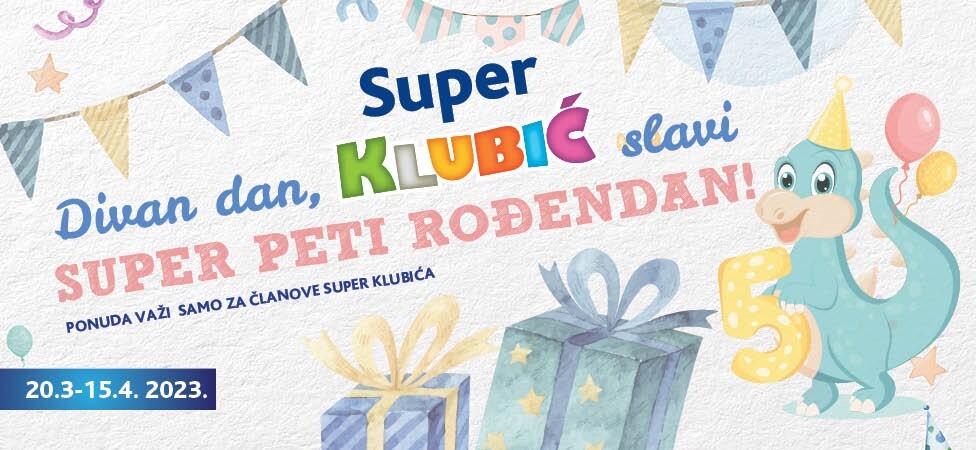 Super Klubić slavi 5.rođendan