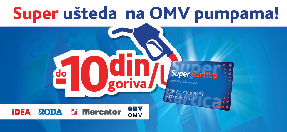 Super ušteda na OMV benzinskim stanicama