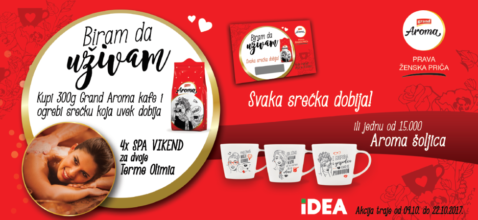 Učestvuj i ti u velikoj Grand Aroma loyalty akciji