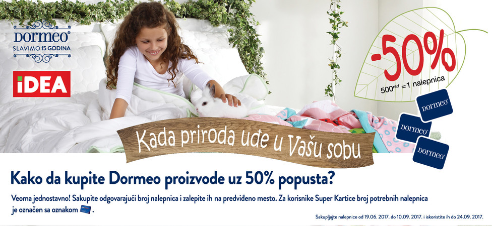 Unesite Dormeo prirodu u svoju sobu