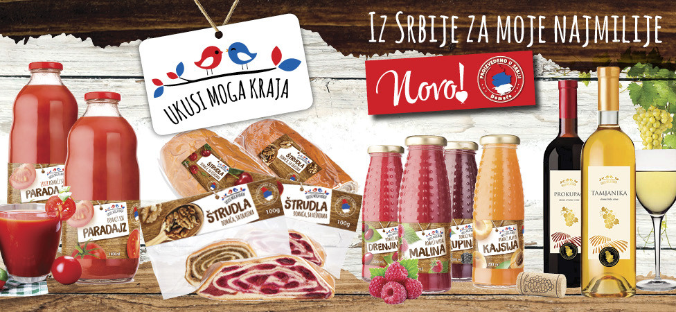 Uživajte u novim proizvodima Ukusi moga kraja