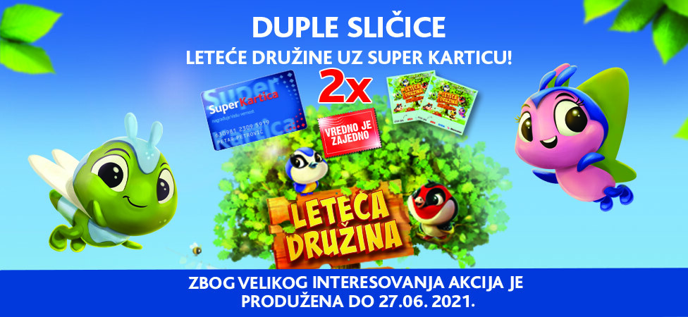 Zaradite duple sličice Leteće družine!