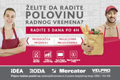 Želite da radite pola radnog vremena? Prijavite se za posao u našoj kompaniji.